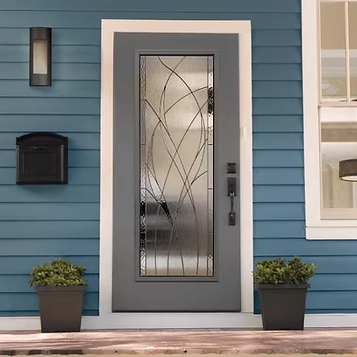 Waterside Decorative Glass Door Insert